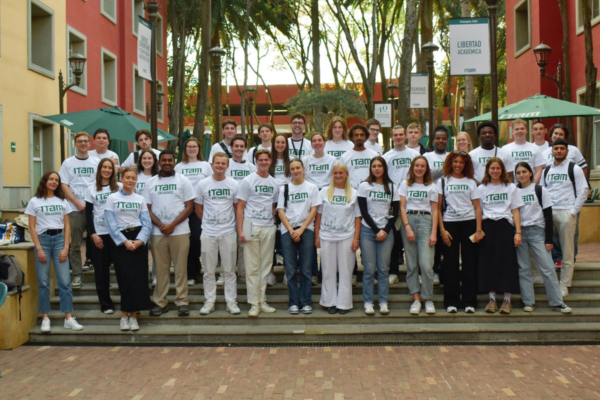 ITAM_mx's tweet photo. ¡Arranca un nuevo semestre! Damos la más cordial bienvenida a nuestros estudiantes de intercambio. Prepárense para un semestre lleno de aprendizaje, nuevas amistades y experiencias. #ITAMExchange #WelcomeToITAM 🎓💡 https://t.co/S7hgZQODCR