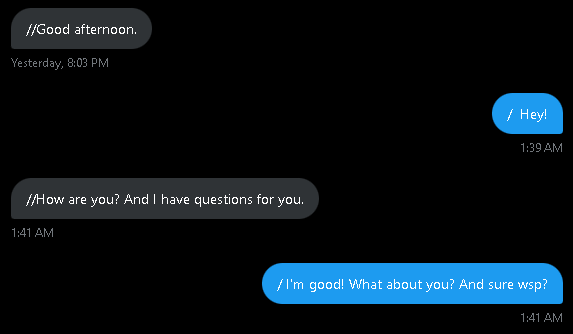 fauxuchiha's tweet photo. Awareness post about @/Kiyomi259.

The writer originally approached in a friendly me via DMs, which I had no problem with at all. I was friendly to them in return as I should be, asking how they were after they did me.

They wanted to ask me a question, I thought it would be+ https://t.co/13l4NLyYQS