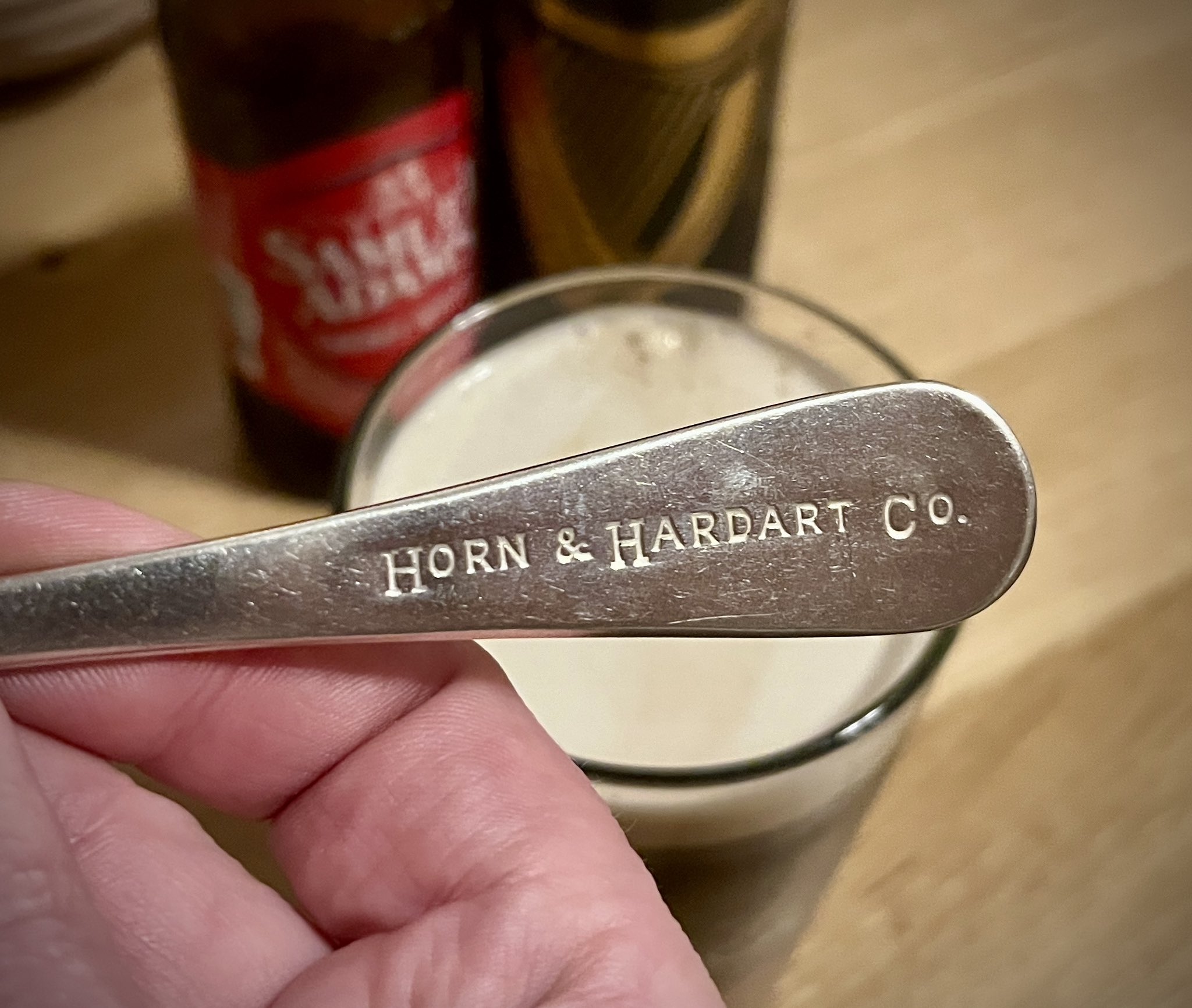 Bad Luck Bootsy on X: Making cherry bombs with this awesome Horn & Hardart  Automat spoon.   / X