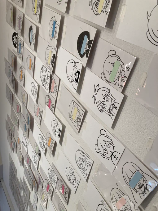 ジト目展2日目スタート! 僕は夕方18時時くらいまで在廊してます!🙌