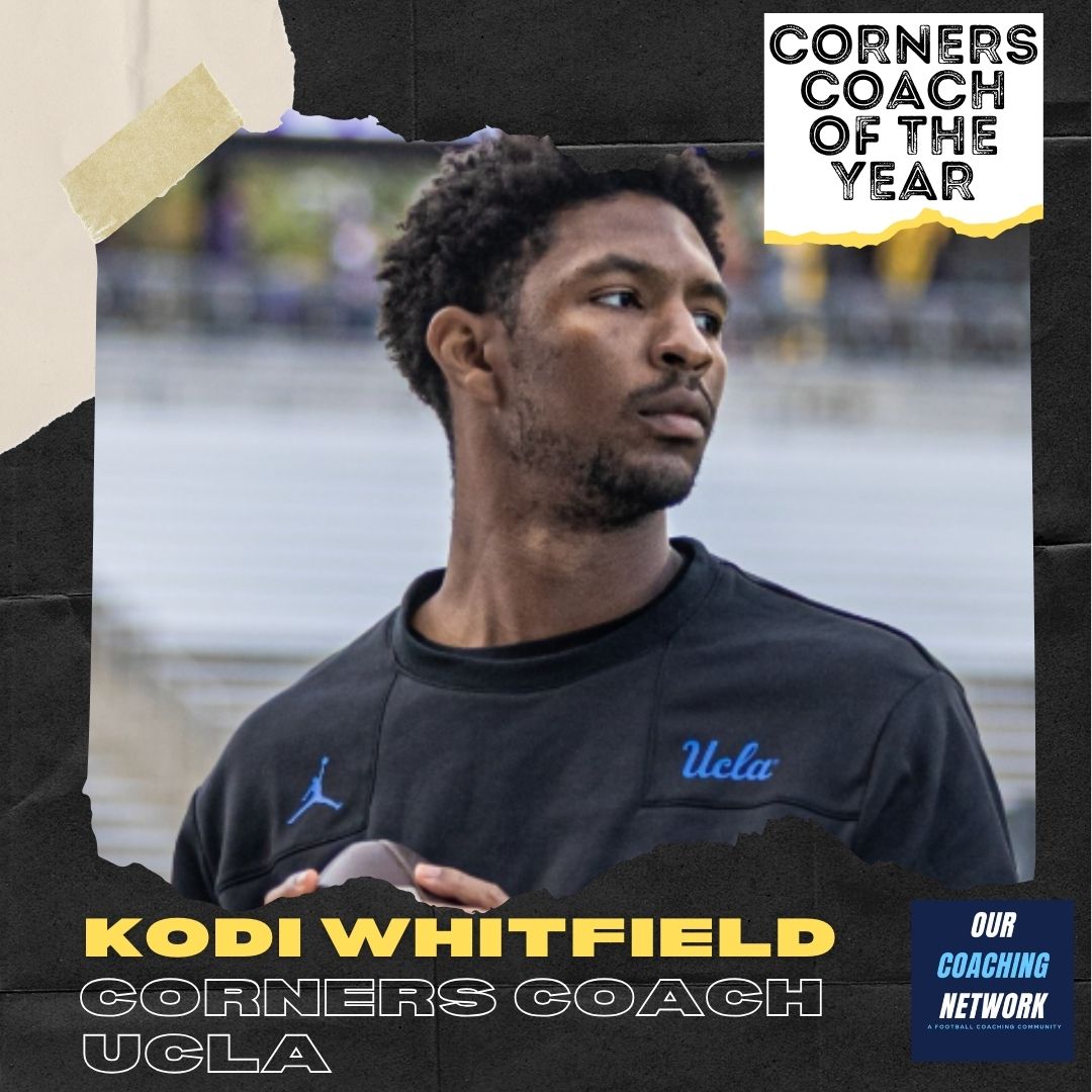 🏈Corners Coach of The Year🏈 Our Pac 12 CBs Coach of the Year is @UCLAFootball's @KodiWhitfield👏 Had 2 of the Top 4 Highest @pff Graded CBs in Coverage, 2 of the Top 5 in Overall Defense, the Top CB in Passer Rating Against, & the Leader in INTs✍️ CB Coach of The Year🧵👇