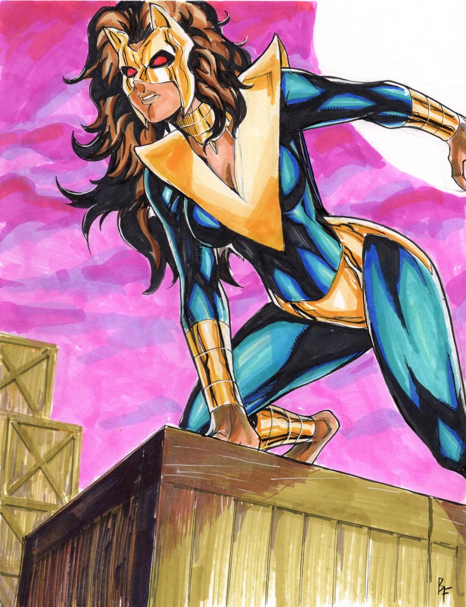 WaywardCrossArt's tweet photo. Recent commission of Pantha from the Teen Titans. #teentitans #pantha #sketch #drawing #titans https://t.co/846HqkNWfx