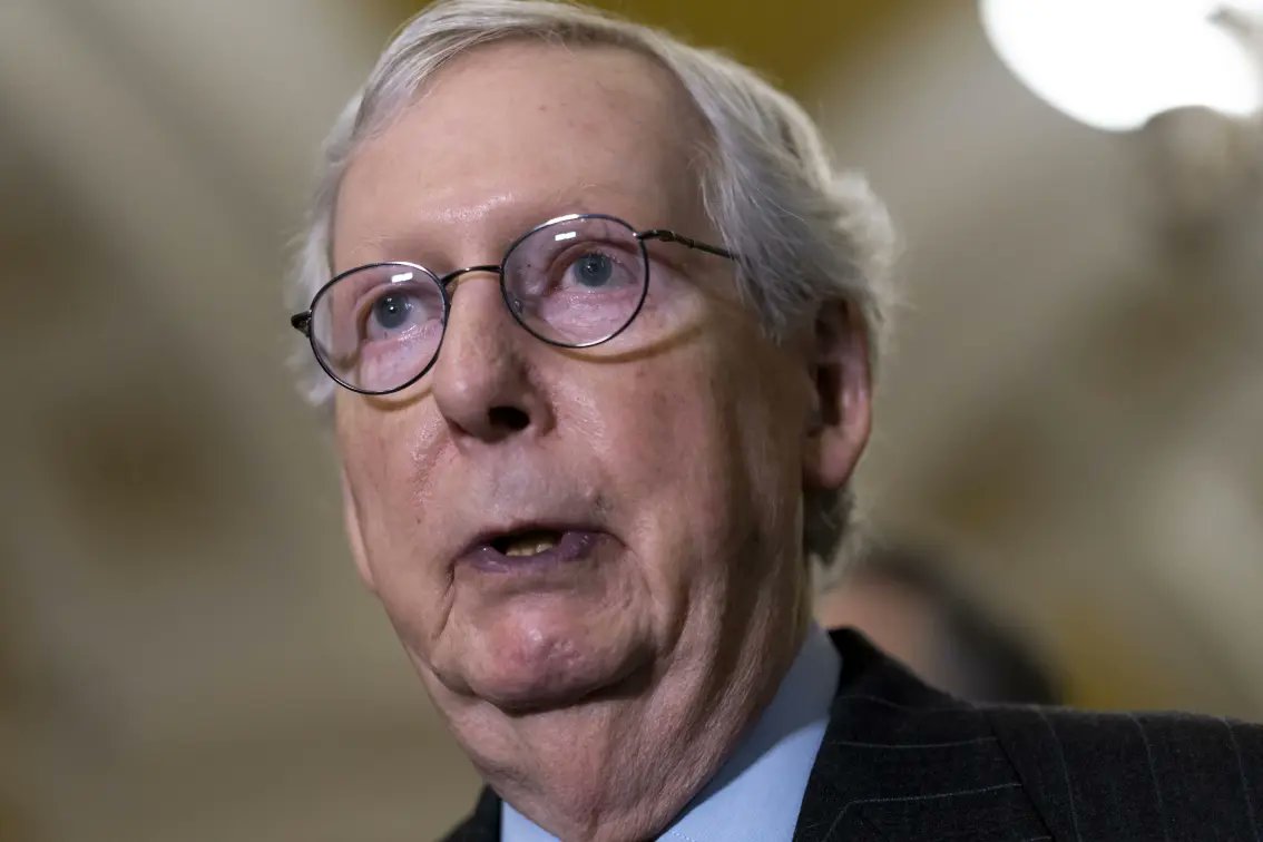 Mitch McConnell loves Ukraine and illegal aliens. He is one disgusting pos. Do you think Greg Abbott should send busloads of illegal aliens to McConnell's home?