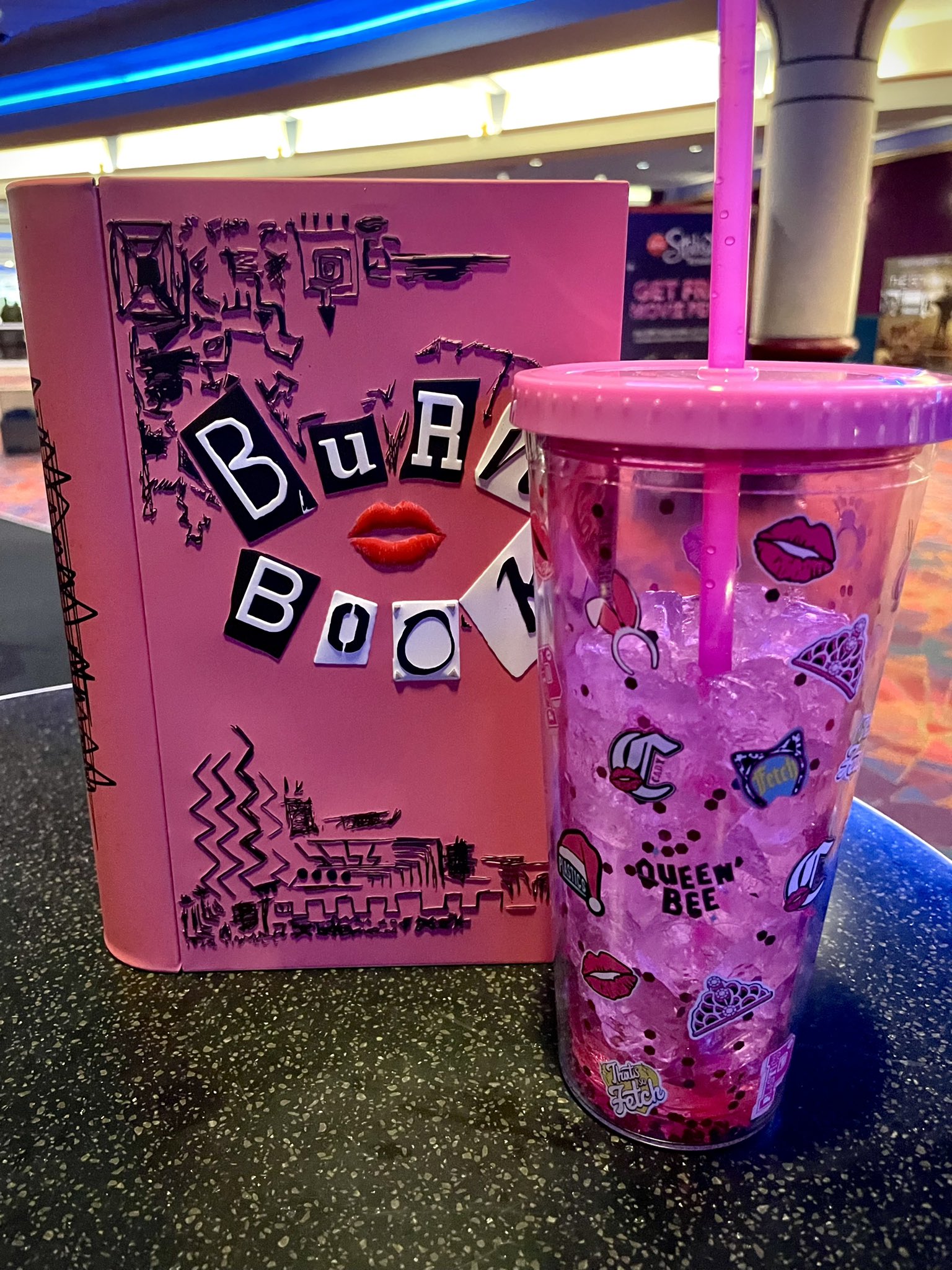 MEAN GIRLS CUP Mean Girls Starbucks Cup Cold Cup Pink Burn Book 