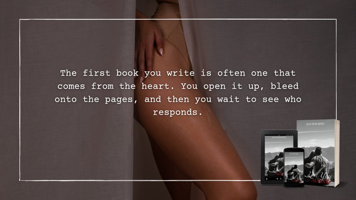 True or False? Sometimes, in life, we don't always make the right decisions when it comes to love. Then we spend x number of years hiding behind a mask... a pretty smile. I laughed, and I cried. linktr.ee/ajayhowarth #booktwt #Authors #writerslife #BookReview #BookWorm