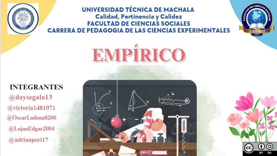 daysegala13's tweet photo. "El enfoque empírico en la investigación se basa en la evidencia observacional y la experiencia práctica." 💖📚👨🏫#Empirico #investigacion #education #UTMACH #PedagogiadelasCienciasExperim @jorgearmi20 https://t.co/LpSZjfBvjF