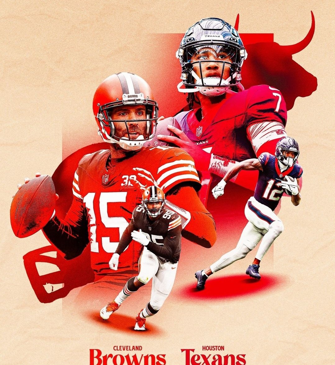 AyooTexanNation's tweet photo. Score predictions for tomorrow game 

Browns 17 - Texans 34 https://t.co/Pn0KdCef40