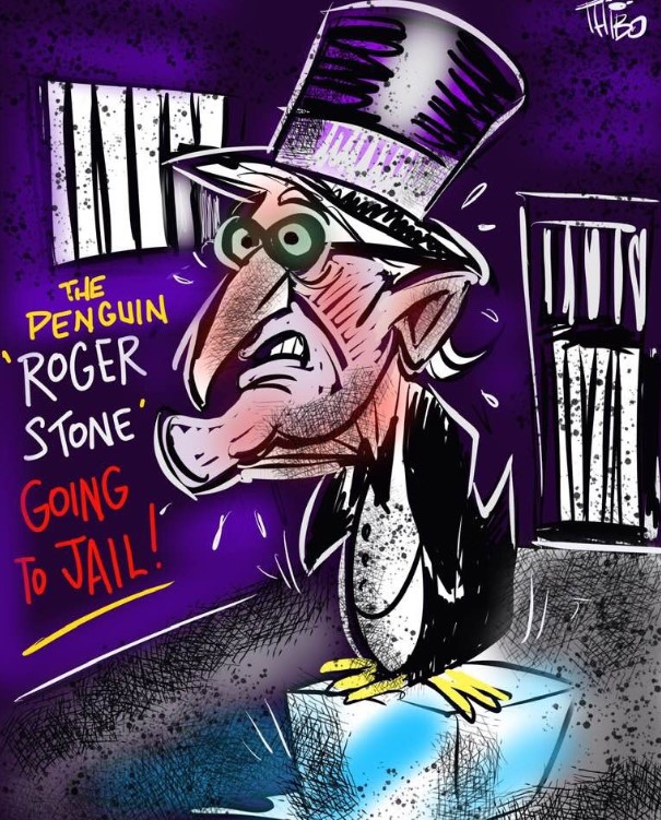 @TheRickWilson @Jethro_Aryeh #rogerstone The #Penguin on #ice #gop @gop #maga #Art of #JoeThibodeau