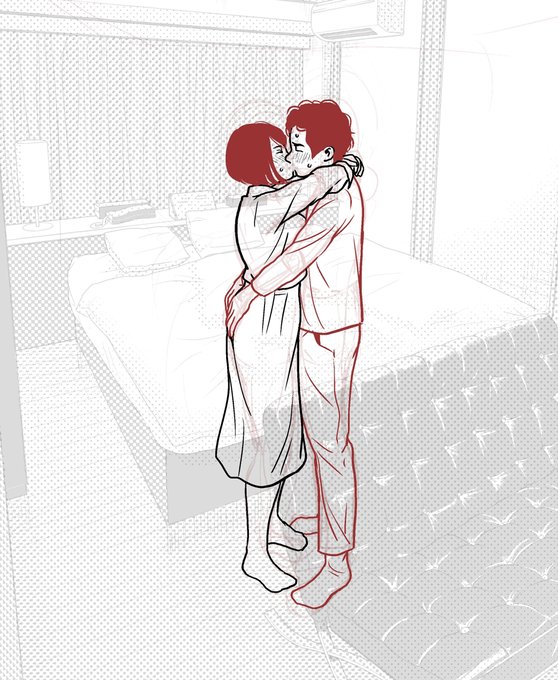 おベーゼ(男性の手の位置がポイント) 