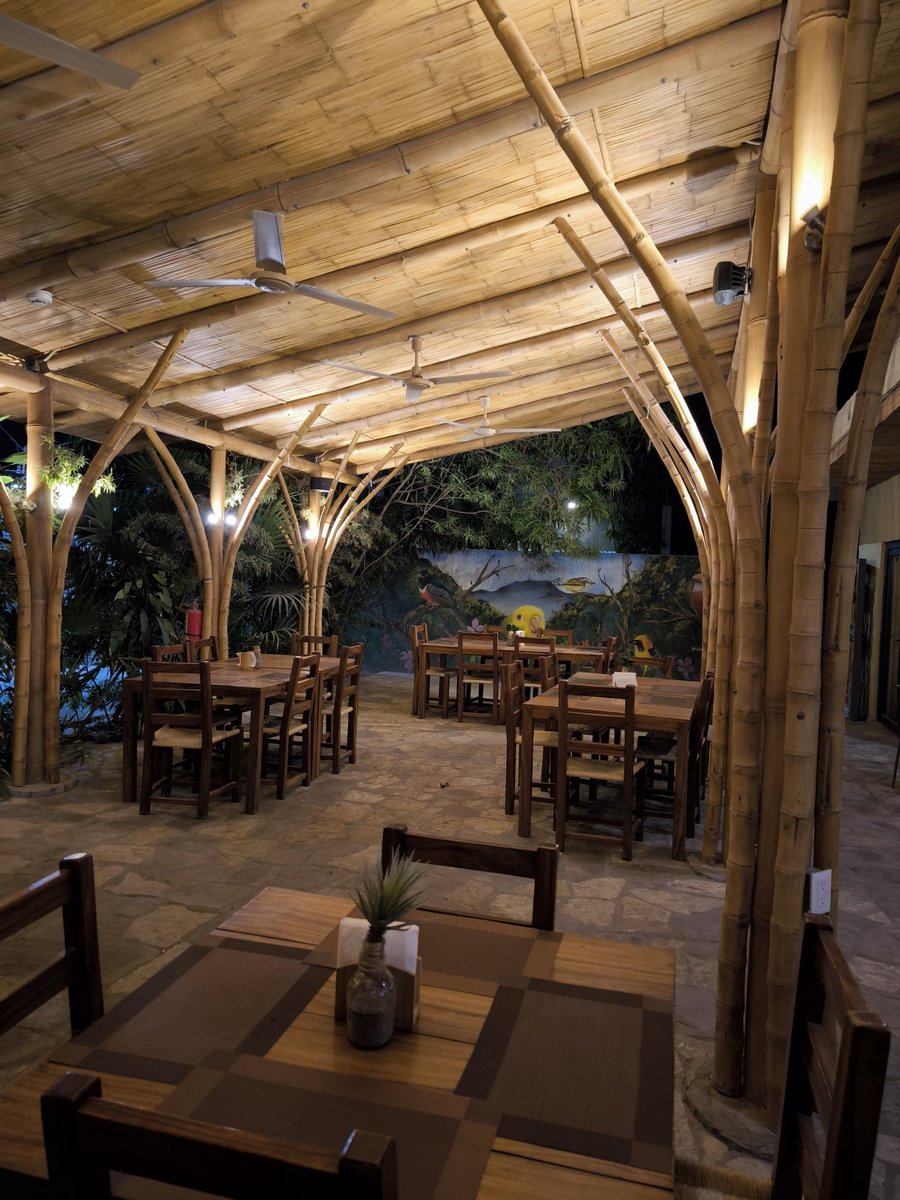ruizlalo's tweet photo. Build with native Mexican #bamboo #Guadua velutina and the cultivate #Dendrocalamus asper #CiudadValles #Kapul restaurant https://t.co/jbT8c1NWfJ