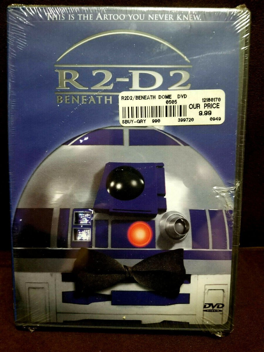 NEW VINTAGE #STARWARS DVD Beneath The Dome R2-D2 SEALED #GeorgeLucas VTG 2002 FREE SHIPPING

#r2d2 #droids #documentary #mockumentary #beneaththedome #dvdsforsale #vintagedvds #familynight #movienight #familyfun #familymovienight #SciFiFri #scifi 

 ebay.com/itm/2666148223…