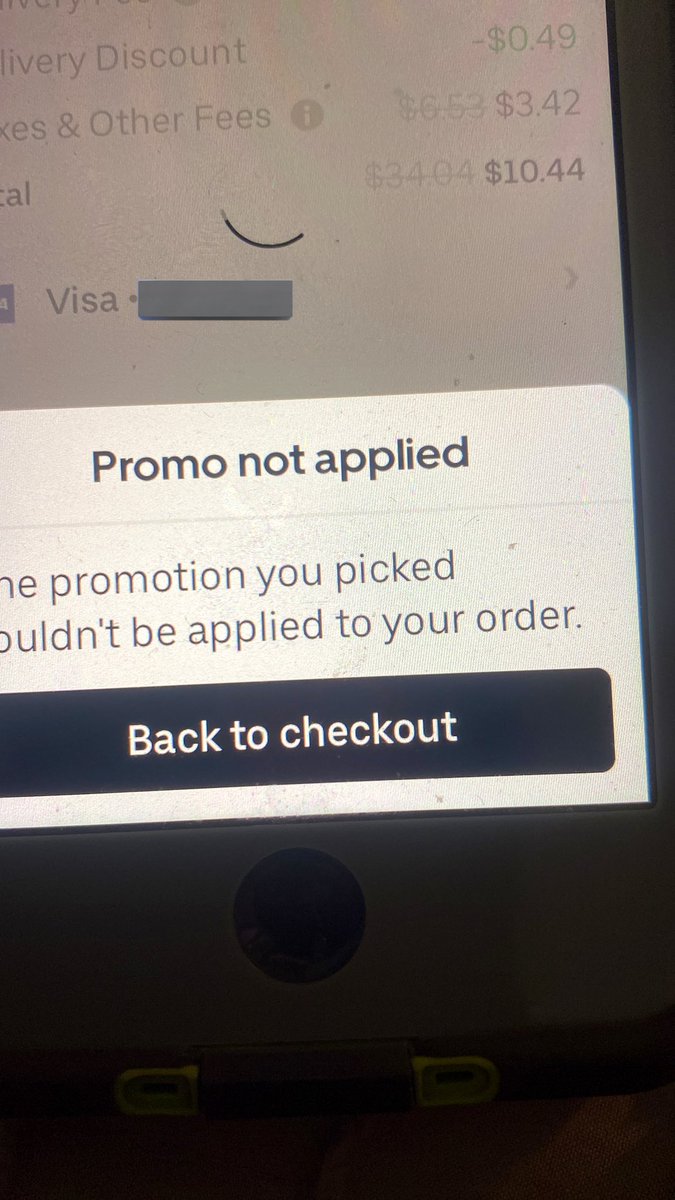 theman27641's tweet photo. @Uber_Support why does my 15 promo code not work? https://t.co/qhA3TVICN0
