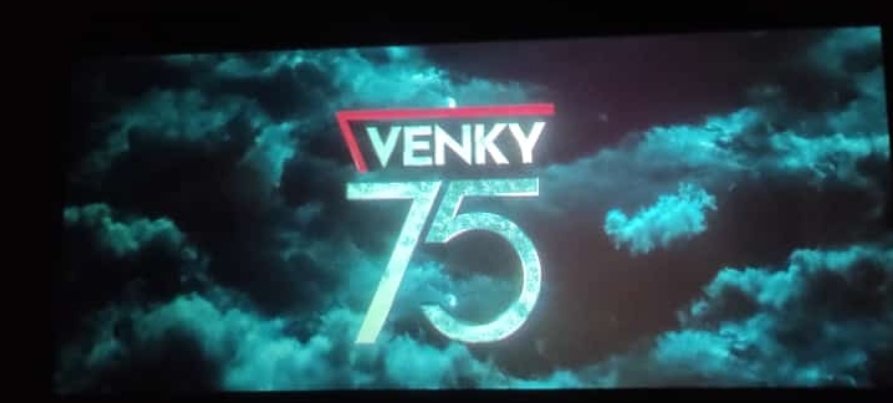 Show Time 😍

#Venky75 #Saindhav