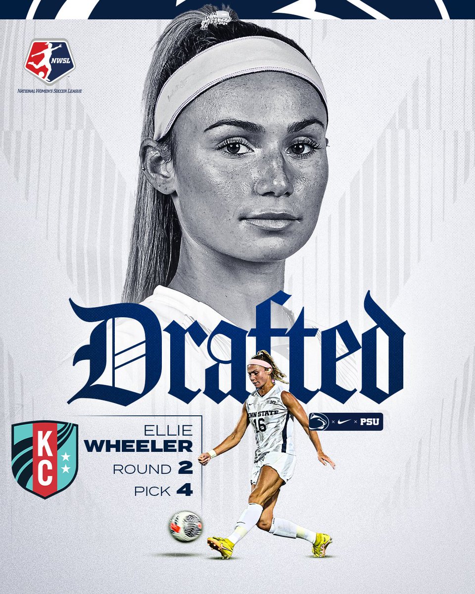 Penn State Women’s Soccer (@pennstatewsoc) on Twitter photo One of the most gifted athletes, toughest performers, and incredible individuals to ever pass through the halls in University Park.
Ellie Wheeler’s got you covered on both sides of the ball. Kansas City, congratulations on an incredible pick⚽️
#WeAre x <a href="/thekccurrent/">KC Current</a> One of the most gifted athletes, toughest performers, and incredible individuals to ever pass through the halls in University Park.
Ellie Wheeler’s got you covered on both sides of the ball. Kansas City, congratulations on an incredible pick⚽️
#WeAre x <a href="/thekccurrent/">KC Current</a>