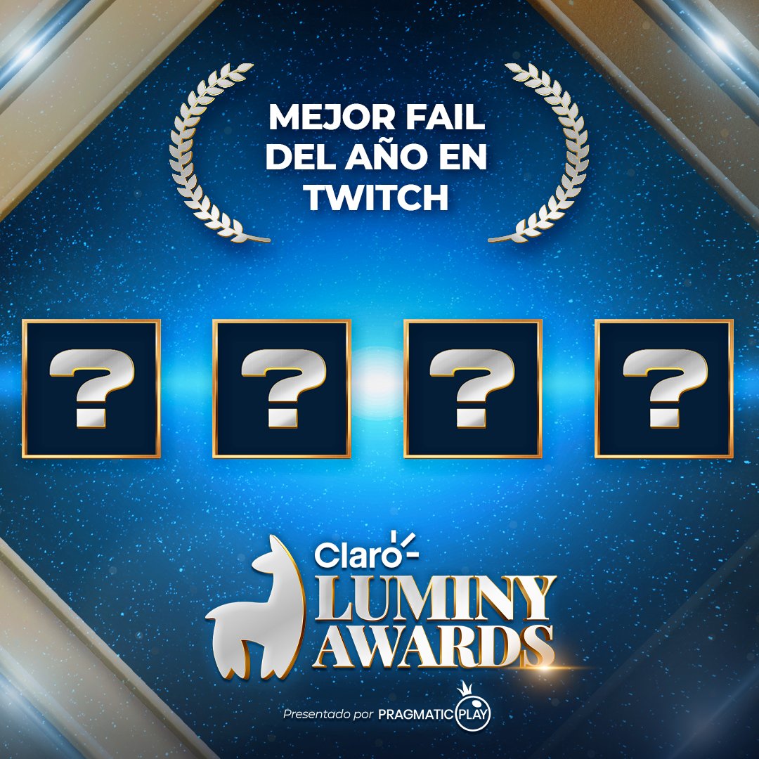 🎥🦙 Los 4 NOMINADOS al mejor FAIL DEL AÑO en Twitch... Lo decides TÚ. 🫵

Deja aquí abajo el clip que quieres nominar y etiqueta al creador. 👀

#LuminyAwards