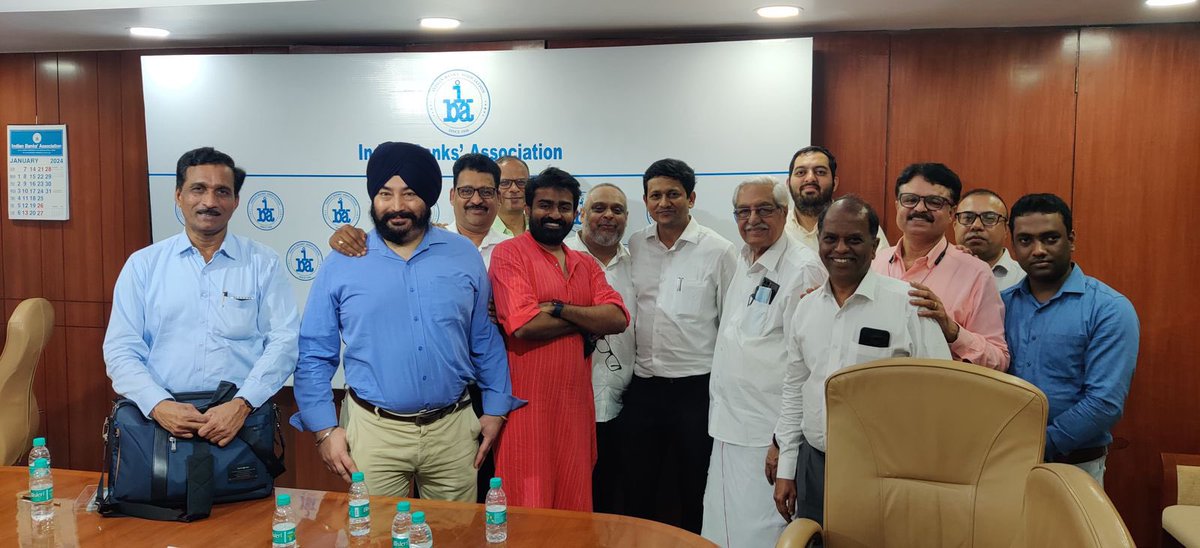 #12thBPS 
#9thJointNote
Congratulations, The Cost Sheet for 9th Joint Note/12th bipartite settlement was signed between Officers Associations, Workmen Unions and Indian Bank Association today i.e 12/01/24 late night at IBA office. Let’s hope everything will be finalised soon