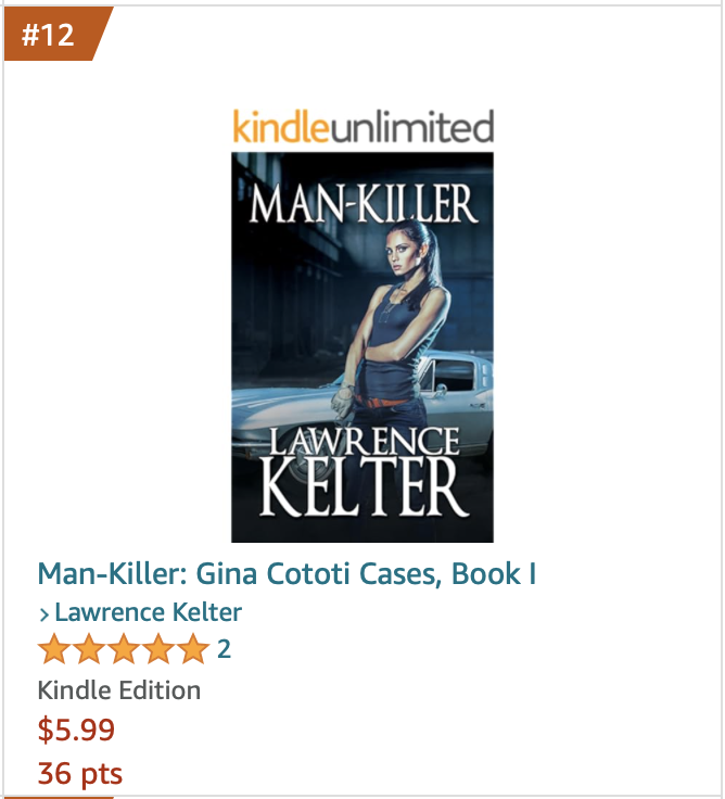 One day in and Man-Killer is in the Top 15 New Releases in General Humor, Satire Fiction, and Lawyers &amp; Criminal Humor. Don’t just sit there, pile on. 
FREE ON KINDLE UNLIMITED. amzn.to/3tlG2Hh 
<a href="/brwpublisher/">Black Rose Writing</a> #KindleUnlimited #kindle #Kindle #kindlebooks  #KindleStore