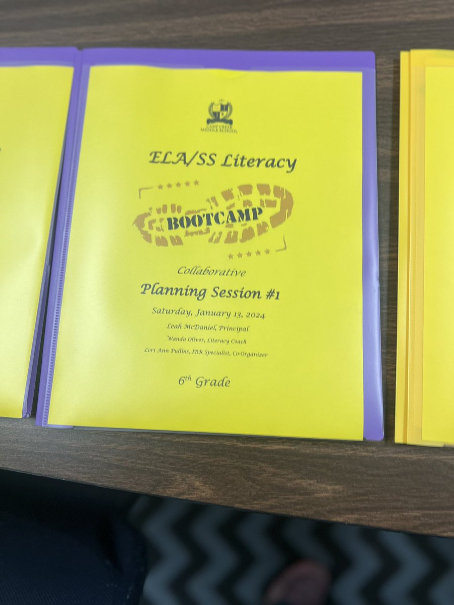 oliver_wanda's tweet photo. ELA/SS Literacy Bootcamp Collaborative Planning Session #1 is going down at “The Creek” tomorrow! https://t.co/NfPg2EkLxc