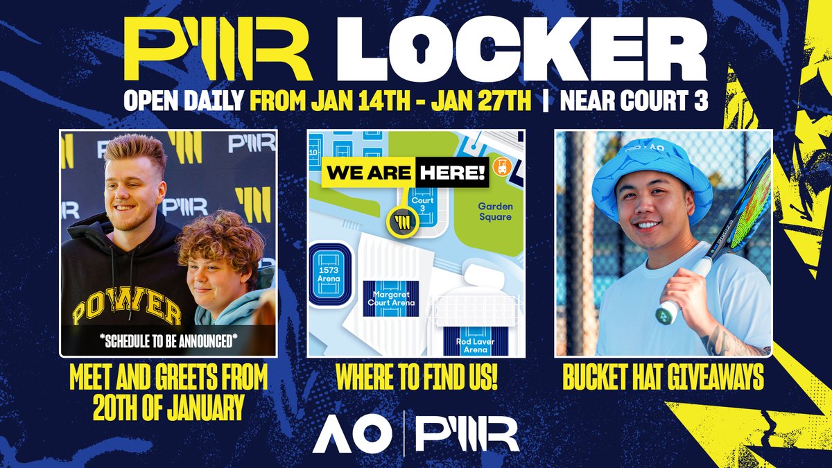 We're serving up heat this year at AO🔥 

#AOPWR | <a href="/AustralianOpen/">#AusOpen</a>