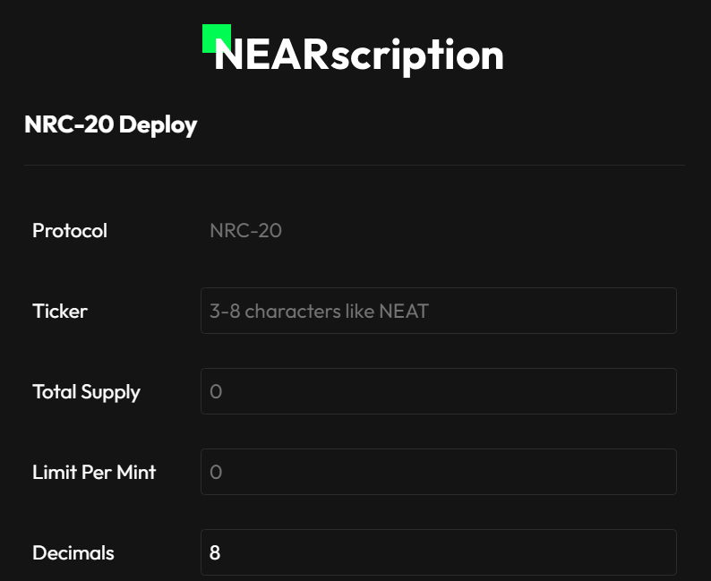 Kort_seven's tweet photo. 🌀 You can easy deploy inscription on #NEARProtocol

Feature for this from @nearscription right here ➡️https://t.co/u673oUi4ix https://t.co/htFom26O7m