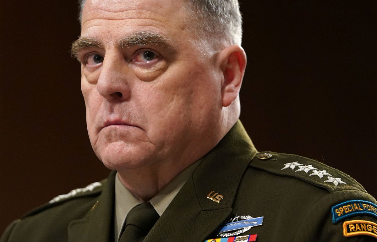 ChuckCallesto's tweet photo. BOMBSHELL REPORT:  Inside source Reveals Joint Chiefs of Staff Chairman General Mark Milley DELAYED NATIONAL GUARD RESPONSE to Jan 6 "Then Lied About It."

Colonel Earl G. Matthews, who served as the senior legal adviser to Major General William J. Walker, the leader of the Washington D.C. National Guard during the events of January 6th, 2021, has directed criticism towards former Chairman of the Joint Chiefs of Staff, General Mark Milley. 

Matthews has accused Milley of failing to adequately control the protest that occurred on that day.

Additionally, Matthews drew a comparison between Milley, now retired, and the fictional character Don Emilio Barzini from "The Godfather", portraying Milley in a similar light to the character who was a key adversary of Don Vito Corleone in the movie.

"The problem was not with Donald Trump; it’s Mark Milley and the Army leadership in control. They stopped the Guard from coming then lied about it and said the Guard acted at sprint speed."