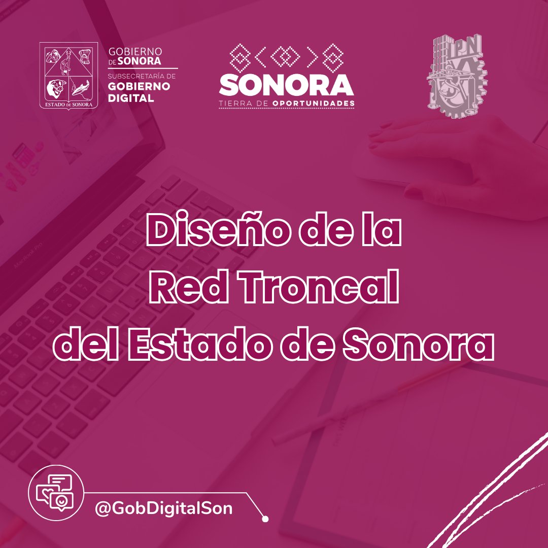 Gracias al convenio entre el IPN y el Gobierno de Sonora, y de la mano de #CFEInternetParaTodos, se sientan las bases para dar vida a la Red Troncal. 
Una supercarretera digital para universalizar el internet en nuestra región. 
#ConectividadParaTodos #SonoraDigital