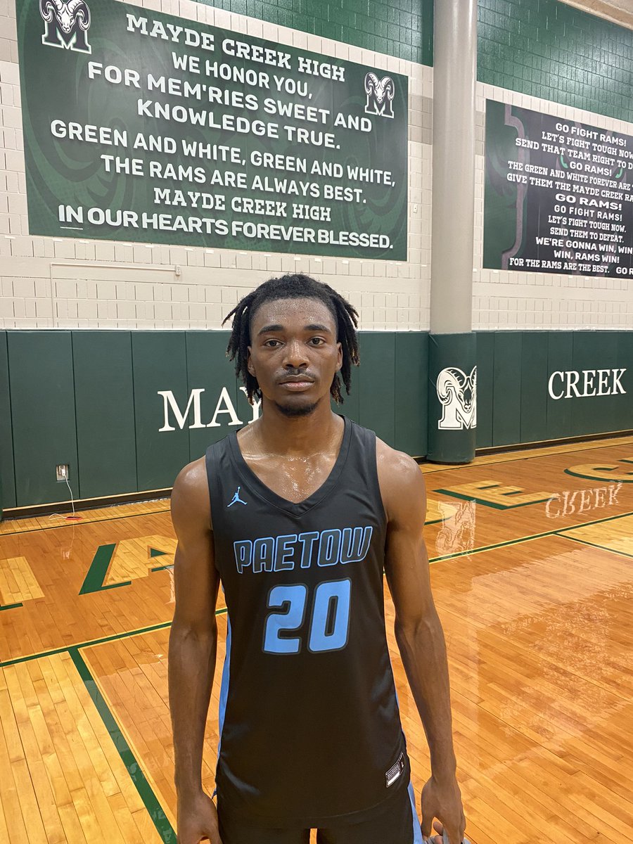 Final Score 

Mayde Creek HS (51)
Paetow HS (67) 

Top Performers: 

#15 Ade Onaleye- 18 Points
#20 Princeton Layton- 19 Points 

<a href="/djones8301/">Doug Jones</a> <a href="/RobCInTheGym/">Robert Carroll</a> <a href="/RcsSports/">Jim Hicks</a> <a href="/paetowboyshoops/">Paetow Boys Basketball Official Page</a> <a href="/MCRamsHoops/">Mayde Creek Boys Basketball</a> <a href="/CThaProphet24/">Alex Y</a>
