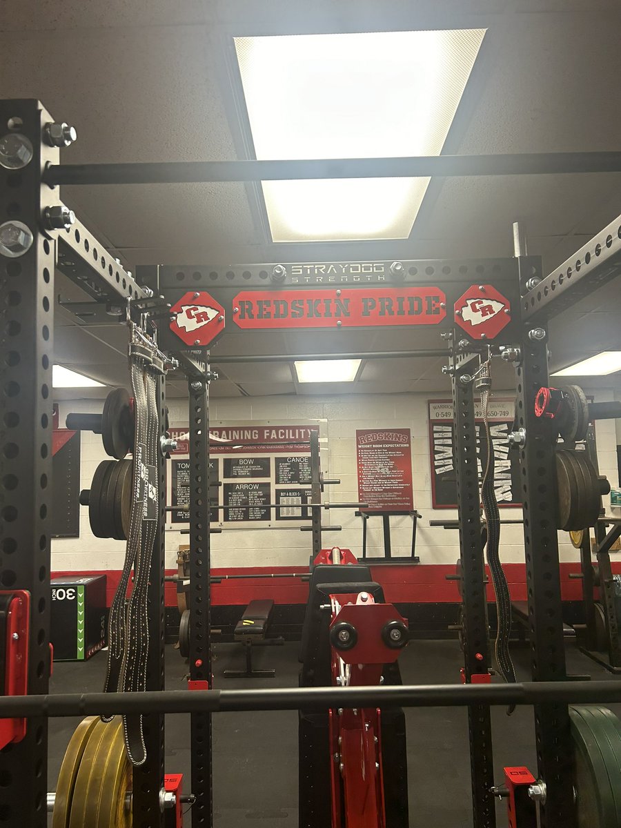 Phase 1 of a new weight room complete