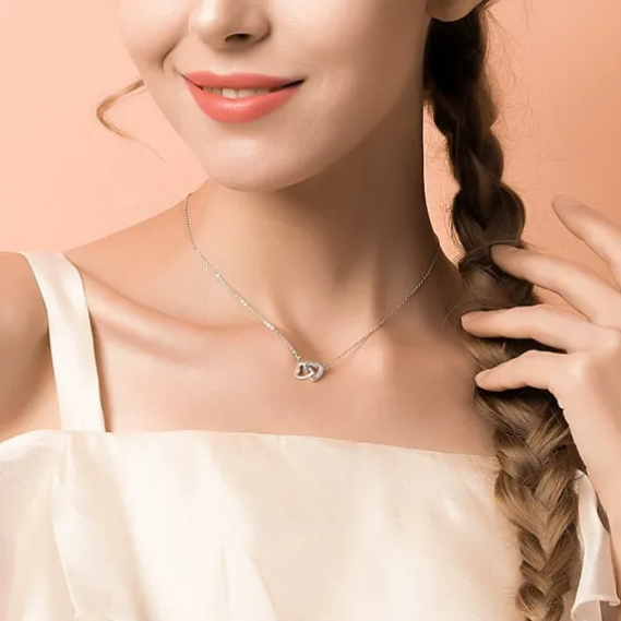 Classy Sterling Slveer Double Heart #necklace daomao.vip/products/sterl…
 #CraftBizParty #ShopIndie #Etsy #giftforher #valentinesdaygifts #etsyfinds #giftideas #diygifts #diy #jewelrymaking #handmade #etsydiy #Etsygifts #shoponline #jewelryshopping #JLOTLG #womensfashion #EarlyBiz