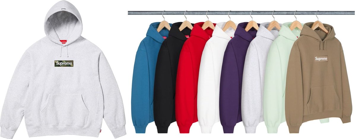 Supreme ※Box Logo Hooded Sweatshirt (Re-Stock) 即完売していた