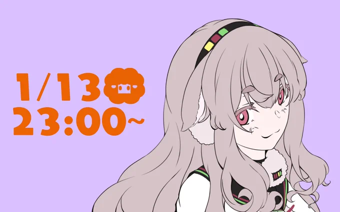 今日のめめめちゃんの配信は23:00から! #もこ田めめめ #めめアート #使えよもこ田