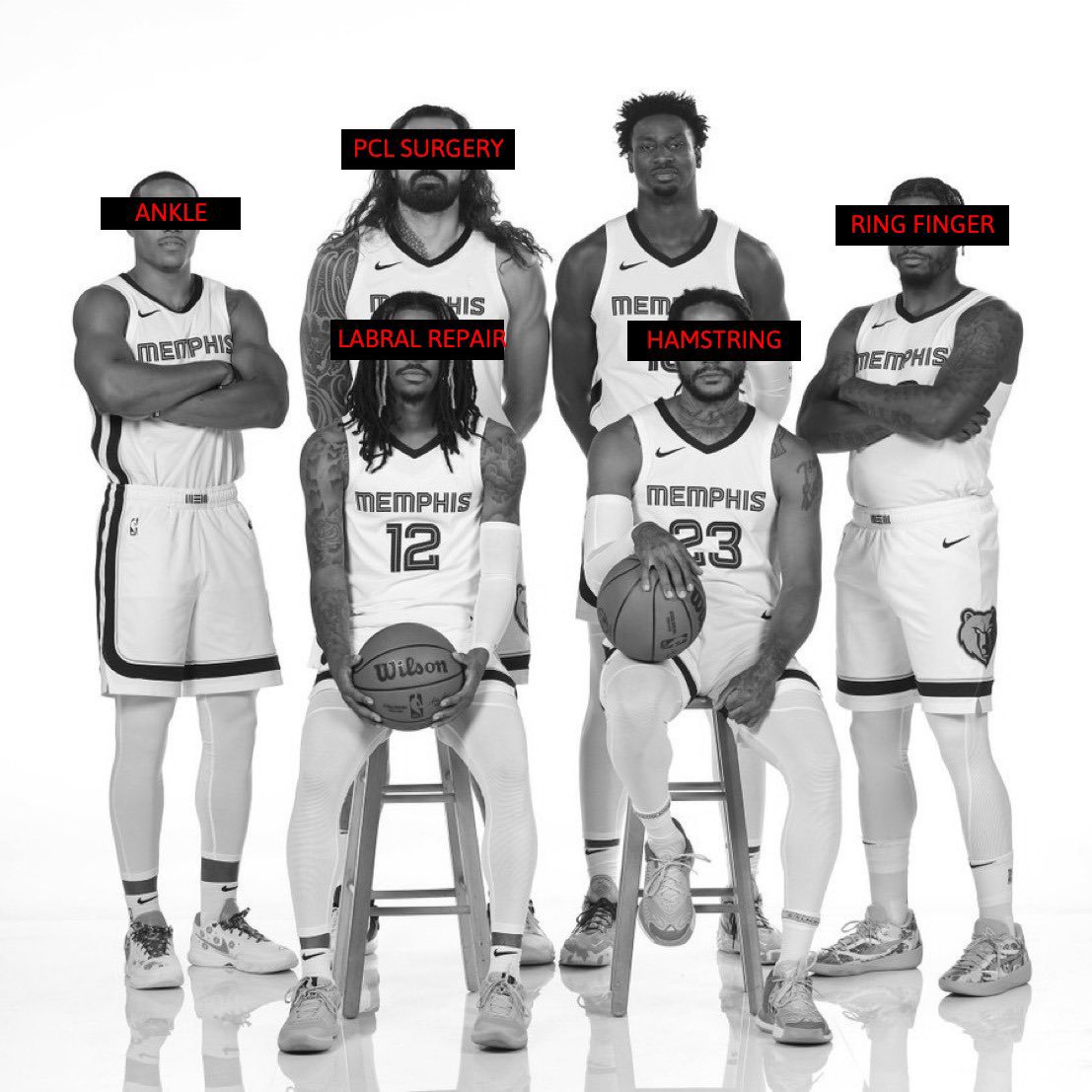 CREAMYCOLE's tweet photo. This is the worst season in Memphis Grizzlies history taking into account preseason expectations https://t.co/N2B0z28FuZ