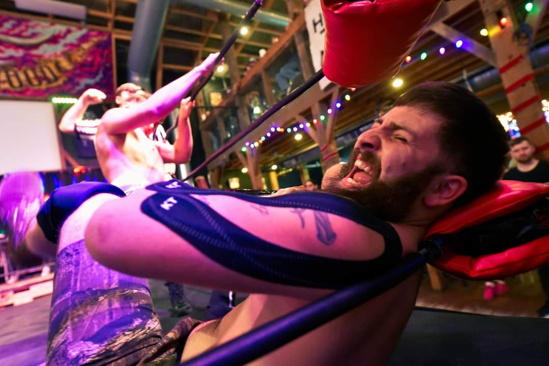 cdye56's tweet photo. Tag team competition during @SCWPro Genesis. 

@JaredThumb &amp; @ChuckNbishes vs @niko_kline &amp; Cash Kennedy.

Full album
https://t.co/WWHPACHnMh https://t.co/QTIfo6bOmk