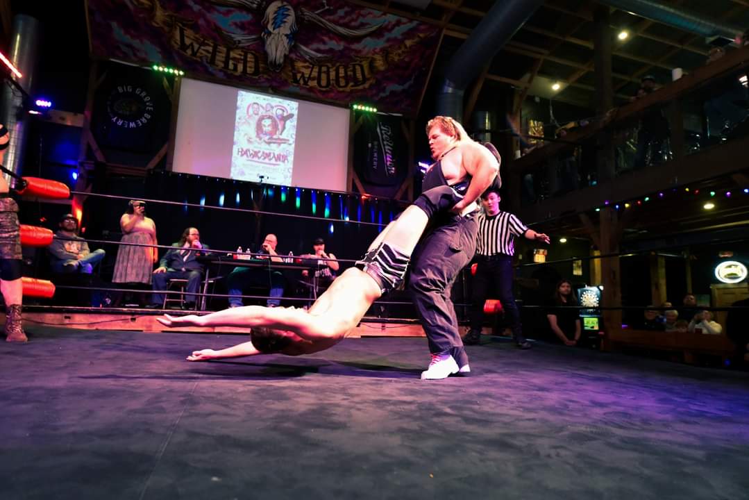 cdye56's tweet photo. Tag team competition during @SCWPro Genesis. 

@JaredThumb &amp; @ChuckNbishes vs @niko_kline &amp; Cash Kennedy.

Full album
https://t.co/WWHPACHnMh https://t.co/QTIfo6bOmk