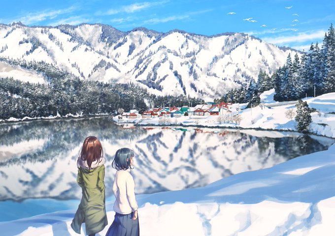 「風景 冬」のTwitter画像/イラスト(新着)｜2ページ目
