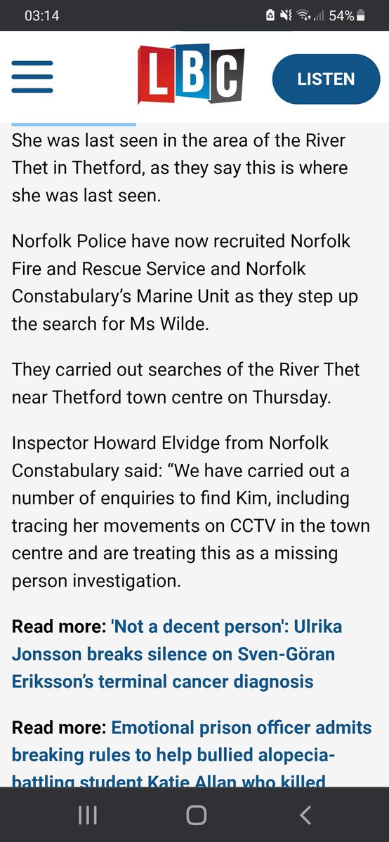 What is it with women and rivers today ? #NicolaBulley #NicolaBulleyCase #nicolabully #GaynorLord #claremarshall #kimwilde so many women going missing near rivers , usually no suspicious circumstances.