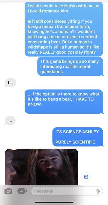 Just totally normal Baldur&rsquo;s Gate convos with one of my bffs. https://t.co/4T4LUGeTQa<a href="/tag/astarionbaldursgate3"class="tags"><span>#astarionbaldursgate3</span></a><a href="/tag/astarioncosplay"class="tags"><span>#astarioncosplay</span></a>