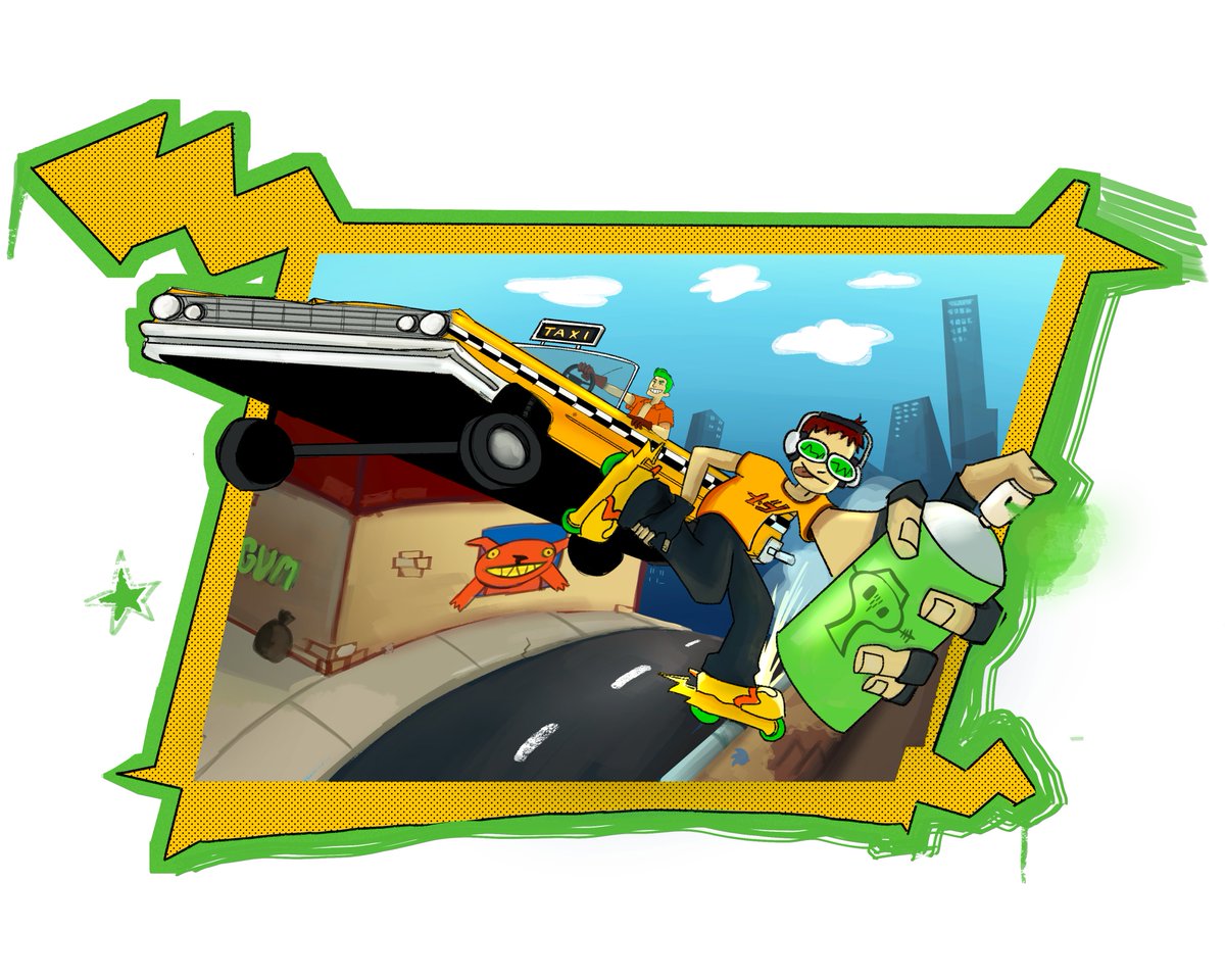 Can't wait for the revivals
#JetSetRadio
#CrazyTaxi
#SEGA