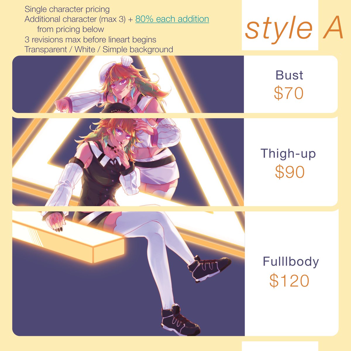 sky_xs's tweet photo. Comms are OPEN

RTs are appreciated! Doing 5 slots for the time being

More info https://t.co/pm75smwwR3 https://t.co/qmgjUNTncL