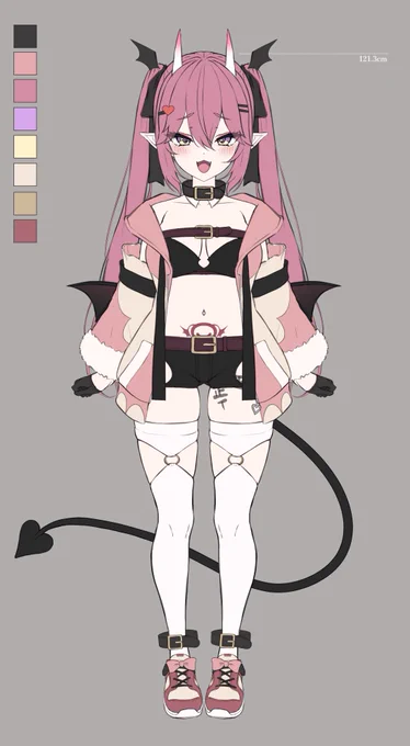 サキュバスちゃんラフ