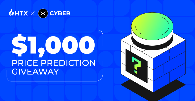 HTX_Global's tweet photo. #HTX x CYBER Price Prediction Contest!

Enter to Win a share of $1000:

✅ Follow @HTX_Global @HTXFutures

✅ RT +  Like + Tag  2 friends

✅ Fill out the form with prediction