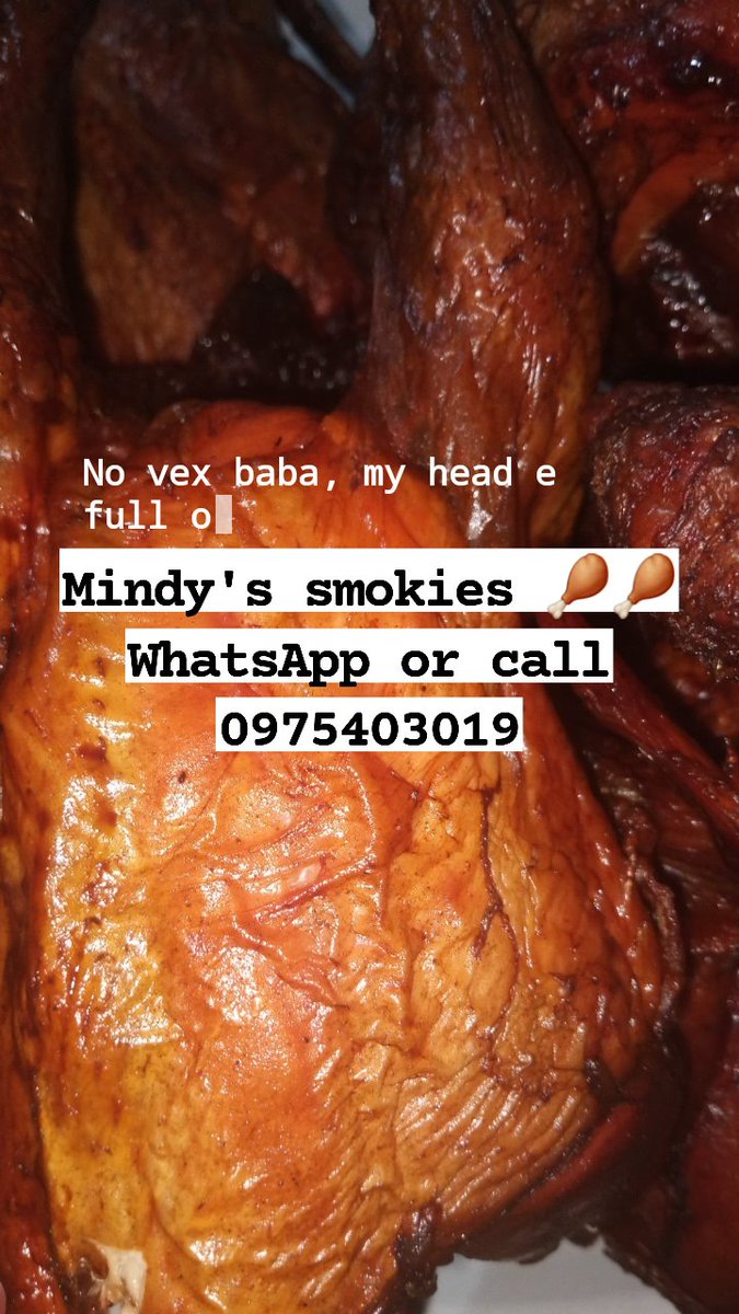 Make your orders and enjoy this mouth watering 😋 smoked chicken