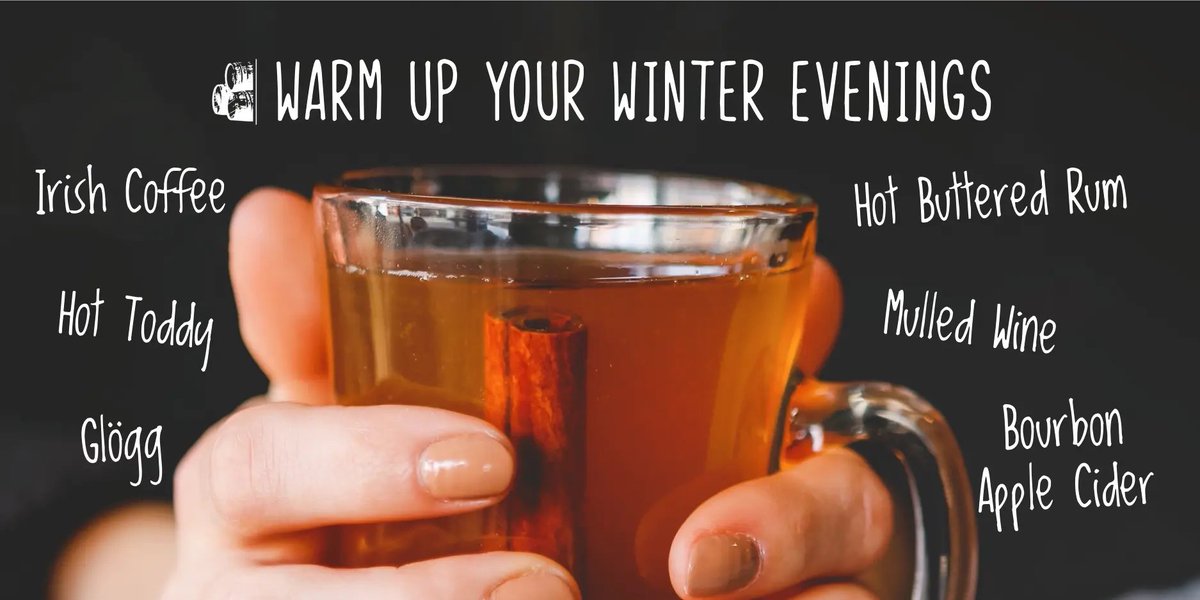 Make your winter nights cozy and wrap your hands around an Irish Coffee, Hot Buttered Rum, Spiked Hot Chocolate, or a Hot Toddy. Shop Spirits ( rb.gy/zwlcax ) or explore Non-Alcoholic alternatives ( rb.gy/zegbl6 ) #CozyCocktails #WarmWinterNights