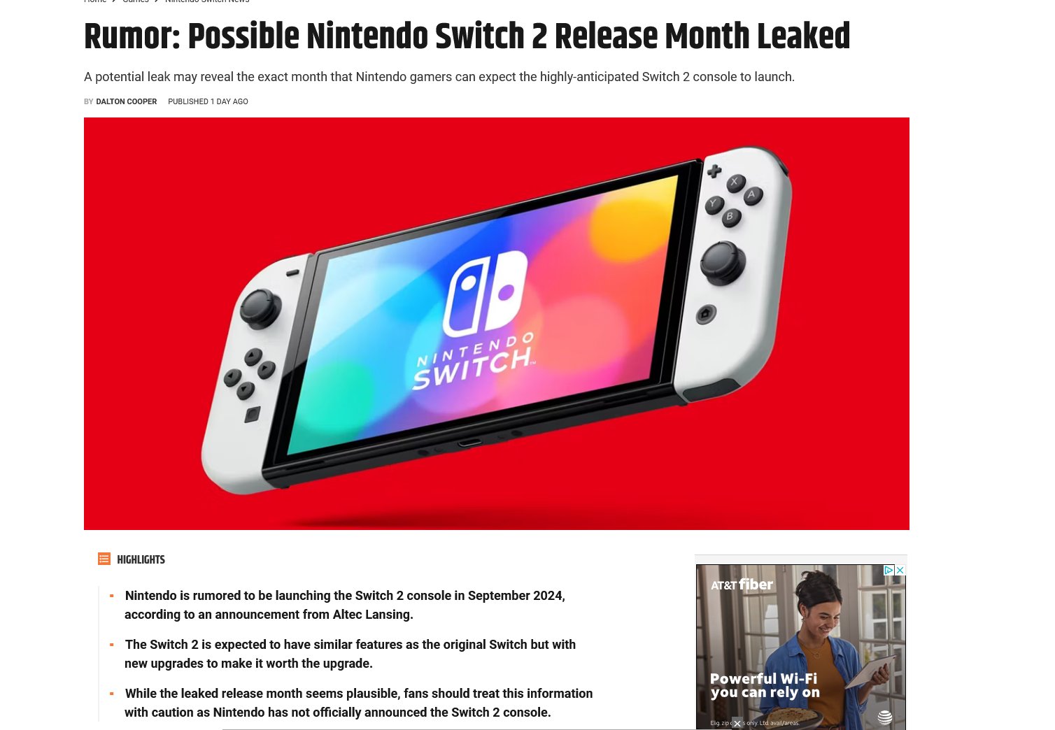 Switch 2024 releases september
