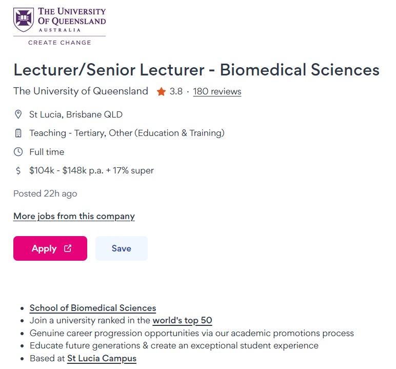 Australian & NZ Association of Clinical Anatomists (@anzaca_inc) on Twitter photo *** JOB OPPORTUNITY ***
<a href="/UQ_News/">UQ News</a> are looking for individuals passionate about Pathology, Physiology, Pharmacology, Developmental Biology, and #Anatomy to contribute to effective teaching in these disciplines.
Applications close Sunday 28th January 2024 at 11.00pm AEST (R-31436) *** JOB OPPORTUNITY ***
<a href="/UQ_News/">UQ News</a> are looking for individuals passionate about Pathology, Physiology, Pharmacology, Developmental Biology, and #Anatomy to contribute to effective teaching in these disciplines.
Applications close Sunday 28th January 2024 at 11.00pm AEST (R-31436)