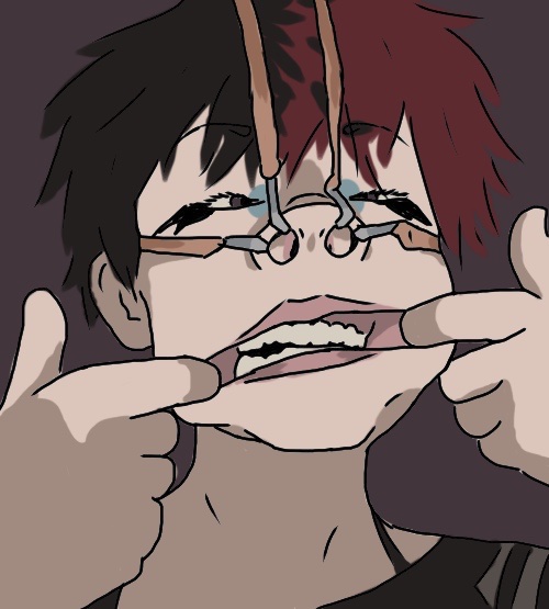 DistortFacial's tweet photo. Zen @legobatboyy gets nosehooked, then flash frozen #nosehooks https://t.co/2smKI18bIX