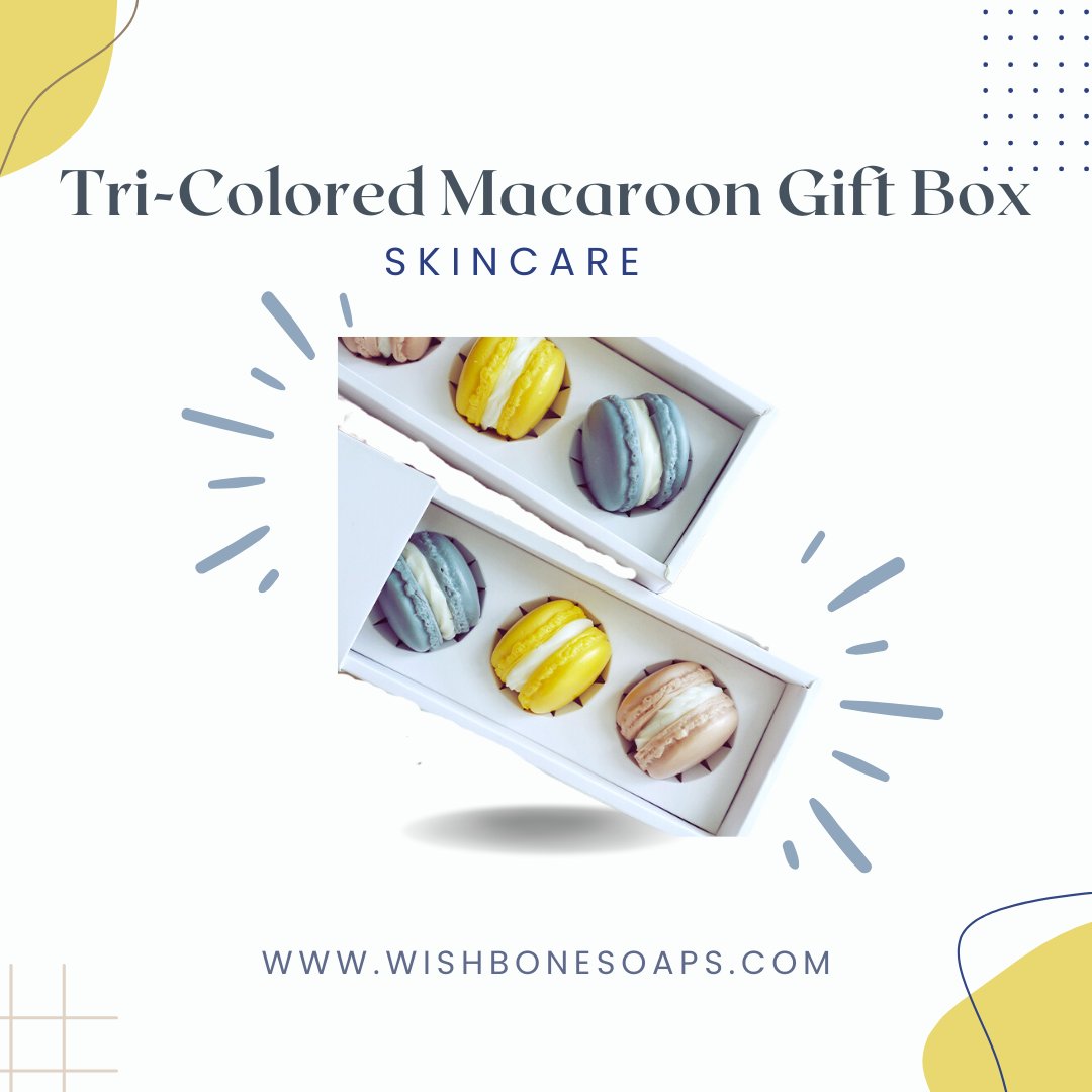 WishBoneSoaps's tweet photo. Our soaps go beyond mere cleansing, redefining the traditional cold process into a healthy, vibrant, beautiful, enjoyable product. Each color within the Tri-Colored Macaroon Gift Box is designed for your skin and to uplift your spirit. 
#wishbonesoaps #giftbox https://t.co/ApMeg4cRYQ