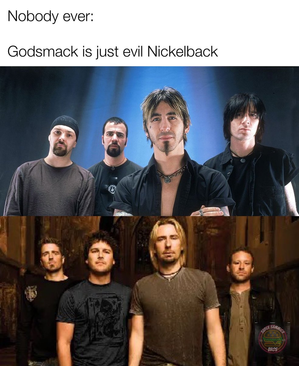 Change my mind? You won’t. #nickelback #godsmack #divorceddadrock