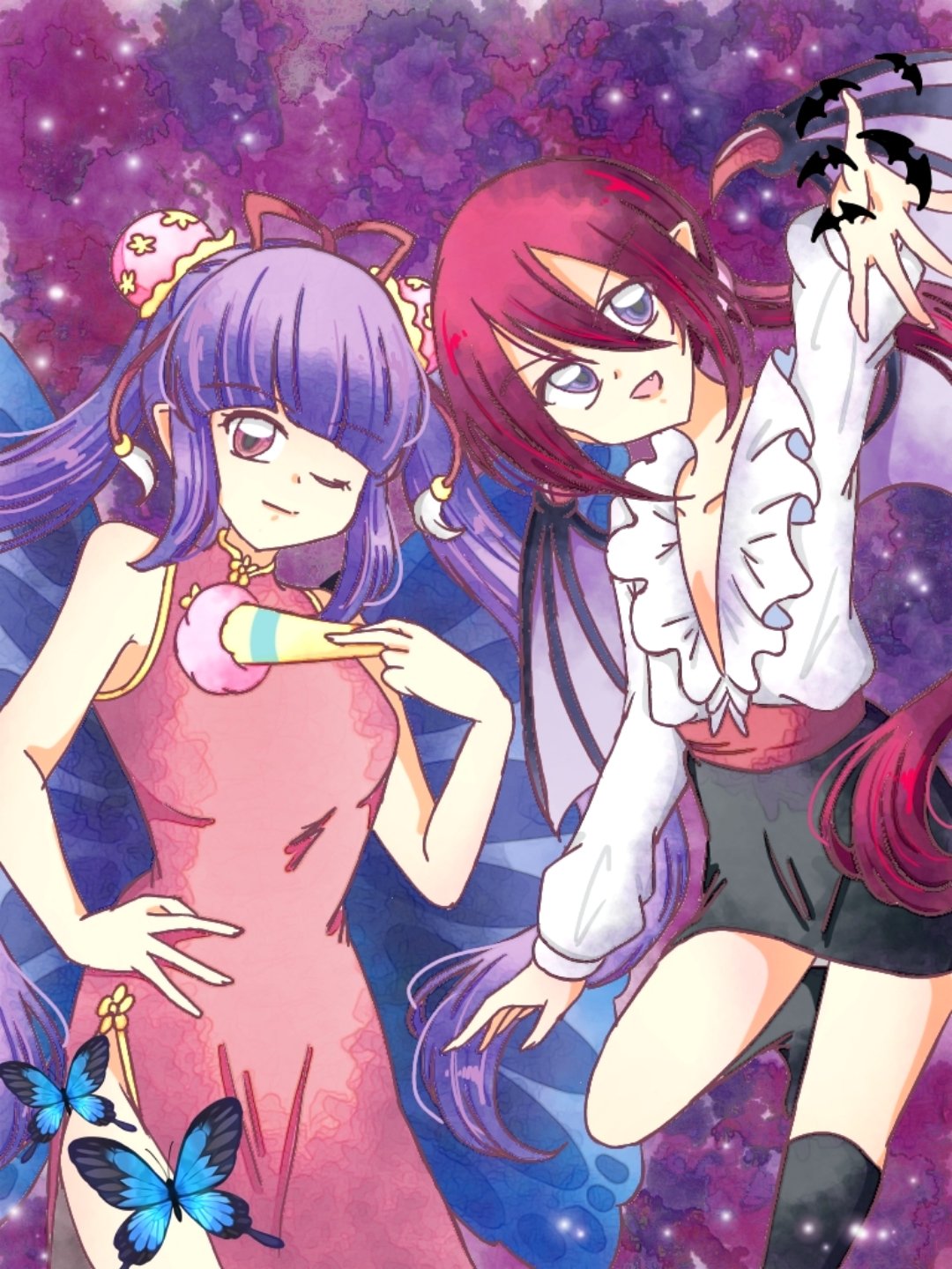 色紙イラスト ぴちぴちピッチ レディバット ぴちぴちピッチ クリアカードコレクション レディバット - メルカリ