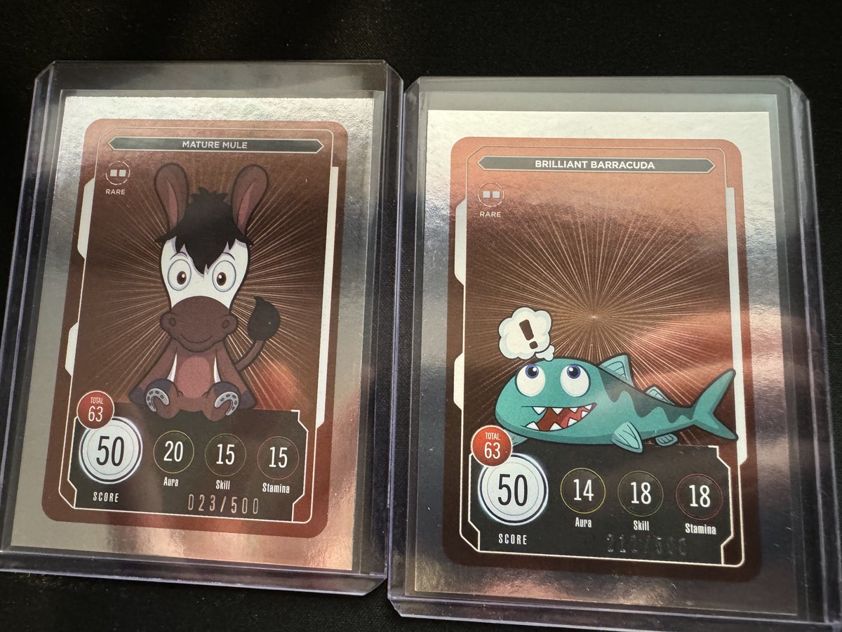 EvoeX_eth's tweet photo. Selling two rares! Both together for the best offer here before they hit eBay! https://t.co/mi9nTWtG04